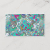 抽象芸術絵を描流出 名刺 (裏面)