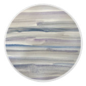 抽象芸術絵を描海模様 セラミックノブ (正面)