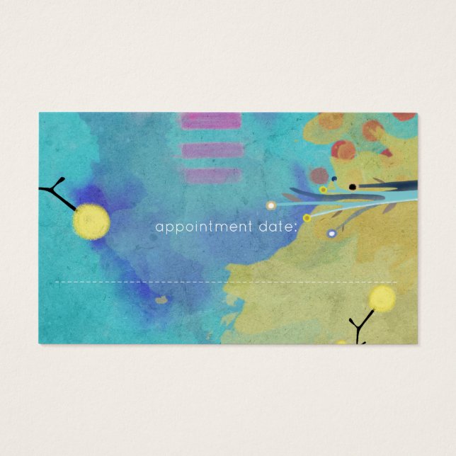 抽象芸術絵を描混合媒体 (裏面)