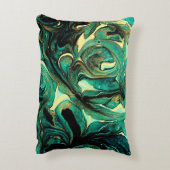 抽象芸術絵を描背景 アクセントクッション (裏面(縦))