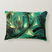 抽象芸術絵を描背景 アクセントクッション (裏面)