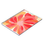 抽象芸術絵を描花 ノートブック (左側)