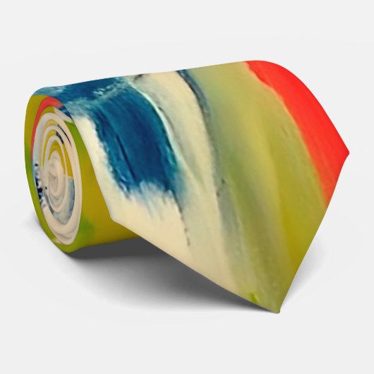 抽象芸術絵を描表現者のデザイン絵を描スプラット ネクタイ (ロール)