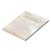 抽象芸術絵を描金ゴールドテクスチャ書To Doリスト ノートパッド (回転)