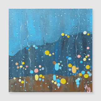 抽象芸術絵を描雨