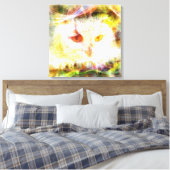 抽象芸術絵を描頭 キャンバスプリント (インサイチュ (寝室))