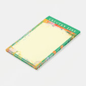 抽象芸術絵を描食料品一覧グラフメモ帳 ポストイット (アングル)