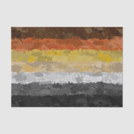 抽象芸術絵を描（ばちゃばちゃ）跳ねるゲイベアプライドフラグ 薄葉紙