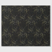 抽象芸術絵を描（ばちゃばちゃ）跳ねるデザイン ラッピングペーパー (フラット)