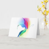 抽象芸術絵を描(ばちゃばちゃ)跳ねる カード (黄色い花)