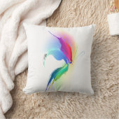 抽象芸術絵を描(ばちゃばちゃ)跳ねる クッション (ブランケット)