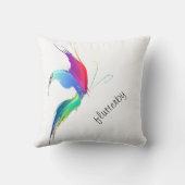 抽象芸術絵を描(ばちゃばちゃ)跳ねる クッション (裏面)