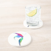 抽象芸術絵を描(ばちゃばちゃ)跳ねる コースター (側面)