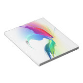 抽象芸術絵を描(ばちゃばちゃ)跳ねる ノートパッド (アングル)