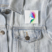 抽象芸術絵を描(ばちゃばちゃ)跳ねる 缶バッジ (インサイチュ)