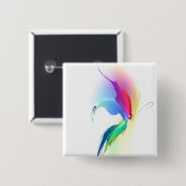 抽象芸術絵を描(ばちゃばちゃ)跳ねる 缶バッジ (正面&裏面)