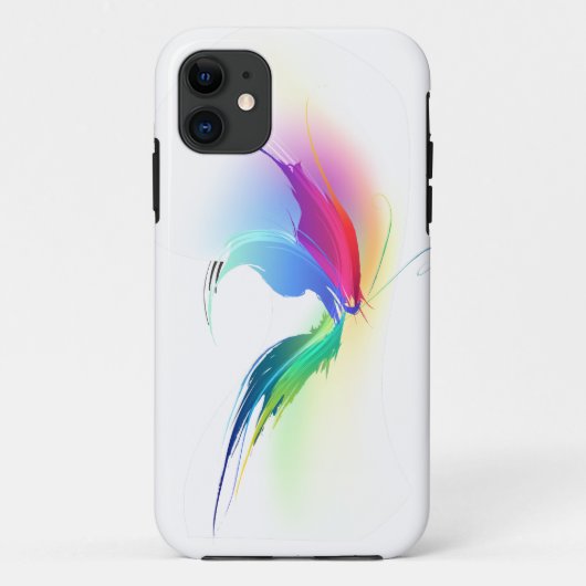 抽象芸術絵を描（ばちゃばちゃ）跳ねる Case-Mate iPhoneケース (裏面)