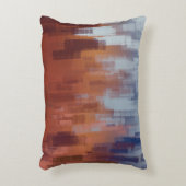 抽象芸術絵を描、カラフルコンクリート壁。 アクセントクッション (正面(垂直))