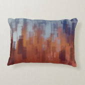 抽象芸術絵を描、カラフルコンクリート壁。 アクセントクッション (裏面)