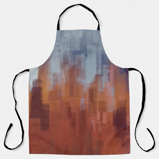 抽象芸術絵を描、カラフルコンクリート壁。 エプロン (正面)