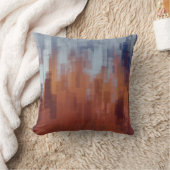 抽象芸術絵を描、カラフルコンクリート壁。 クッション (ブランケット)