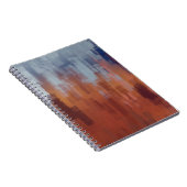 抽象芸術絵を描、カラフルコンクリート壁。 ノートブック (右側)