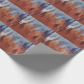 抽象芸術絵を描、カラフルコンクリート壁。 ラッピングペーパー (角)