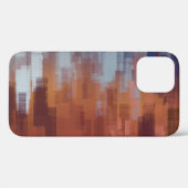 抽象芸術絵を描、カラフルコンクリート壁。 Case-Mate iPhoneケース (裏面 (横))