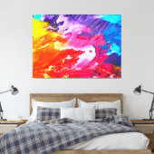 抽象芸術絵を描 キャンバスプリント (インサイチュ (寝室))