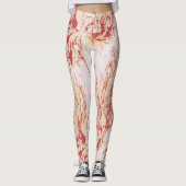 抽象芸術絵を描 レギンス (正面)