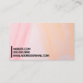 抽象芸術絵を描 名刺 (裏面)