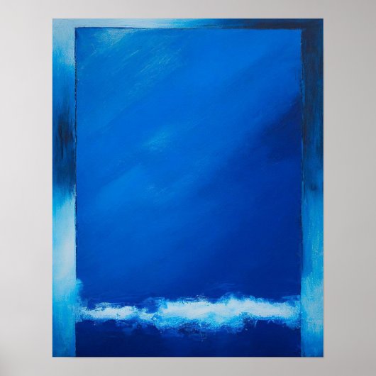 抽象芸術絵を描・抽象芸術アモダンートリビング ポスター (正面)