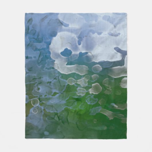 抽象芸術絵画が具体的に。2dイラストレーションヴァ フリースブランケット (正面)