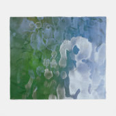抽象芸術絵画が具体的に。2dイラストレーションヴァ フリースブランケット (正面(横))