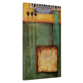 抽象芸術絵画とピアノ鍵 クリップボード (右)