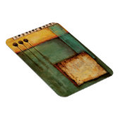 抽象芸術絵画とピアノ鍵 マグネット (右側)