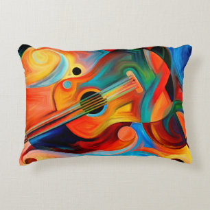 抽象芸術絵画と韻律の主題に関する アクセントクッション