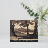 抽象芸術絵画のア素晴らしートインクRoman Campagna ポストカード (スタンド正面)