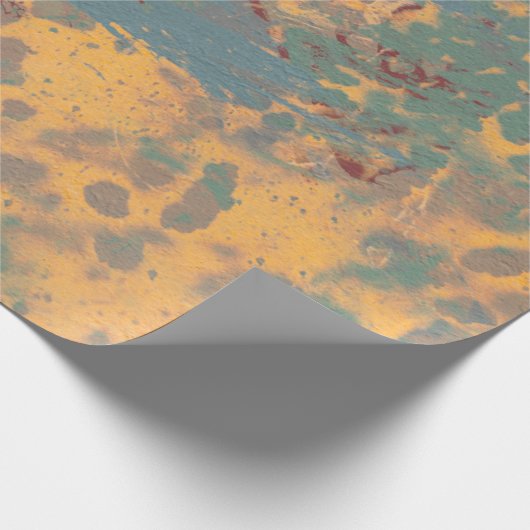 抽象芸術絵画のインク手作りの画像。アルテモダンィ ラッピングペーパー (角)