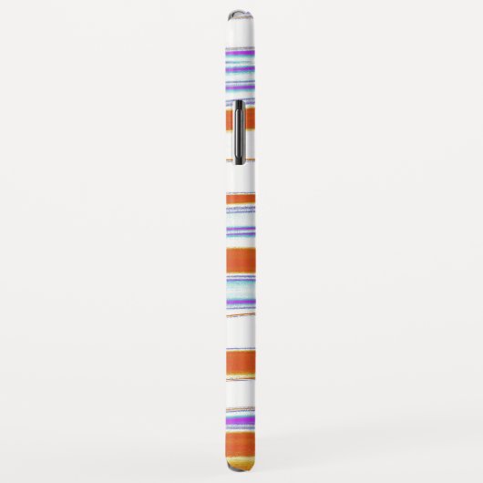 抽象芸術絵画のカラフルストライプ Case-Mate iPhoneケース (裏面/右)