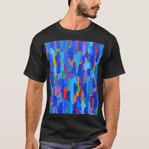 抽象芸術絵画のキャンバス Tシャツ