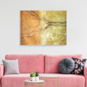 抽象芸術絵画のシルエットの背景 キャンバスプリント (インサイチュ (リビング))