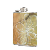 抽象芸術絵画のシルエットの背景 フラスク (左)