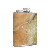 抽象芸術絵画のシルエットの背景 フラスク (右)