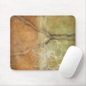 抽象芸術絵画のシルエットの背景 マウスパッド (マウス)