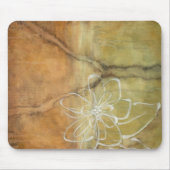 抽象芸術絵画のシルエットの背景 マウスパッド (正面)