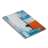 抽象芸術絵画のスパイラルフォトノートブック80ページ ノートブック (右側)