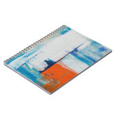 抽象芸術絵画のスパイラルフォトノートブック80ページ ノートブック (左側)