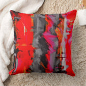 抽象芸術絵画のダイナミックカラー#22 クッション (ブランケット)