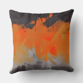 抽象芸術絵画のダイナミックカラー#28 クッション (裏面)